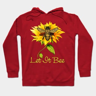 Tee Let It Bee Sunflower Graphic Hoodie